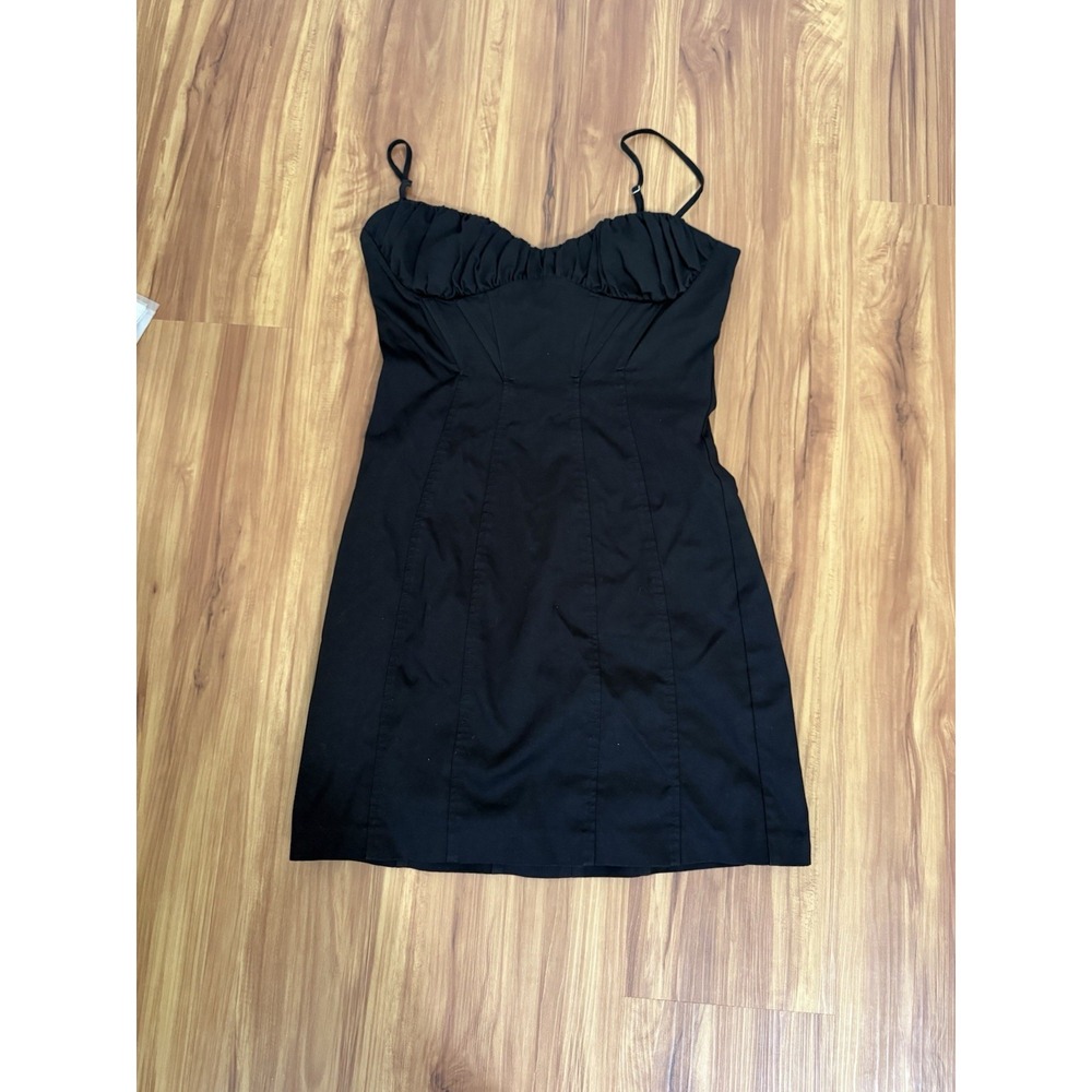 Zara Sweetheart Black Mini Dress Medium Sleeveless Cocktail Euphoria Party